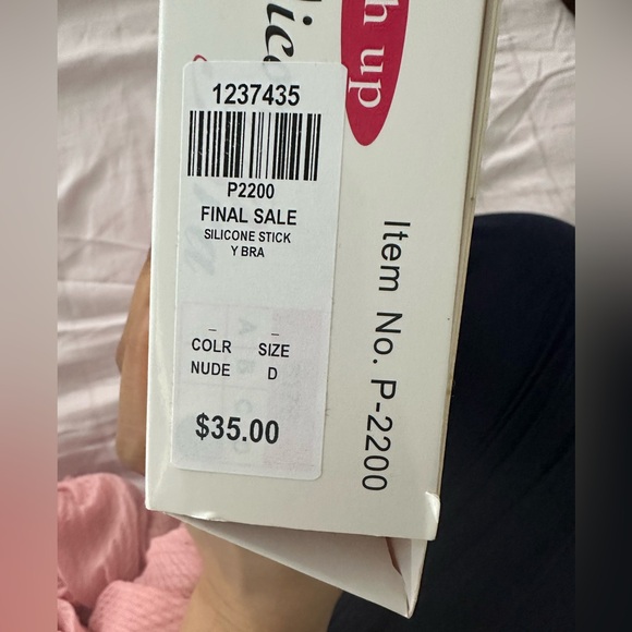 SOLD New Push-Up Silicone Bra - Picture 3 of 3